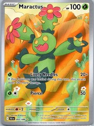Maractus 093/086 Black Bolt Illustration Rare