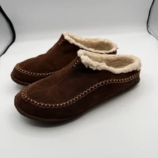 Sorel Falcon Ridge II Brown Suede Slippers Shoes Lined Men's Size: 10