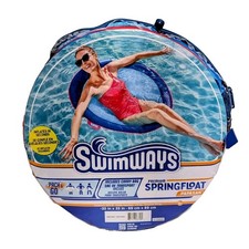 SwimWays Papasan 35" x 35" Pack N Go Adult Swimming Pool Swim Spring Float