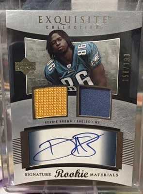 2005 Upper Deck Exquisite Collection - Rookie Signature Materials Reggie...
