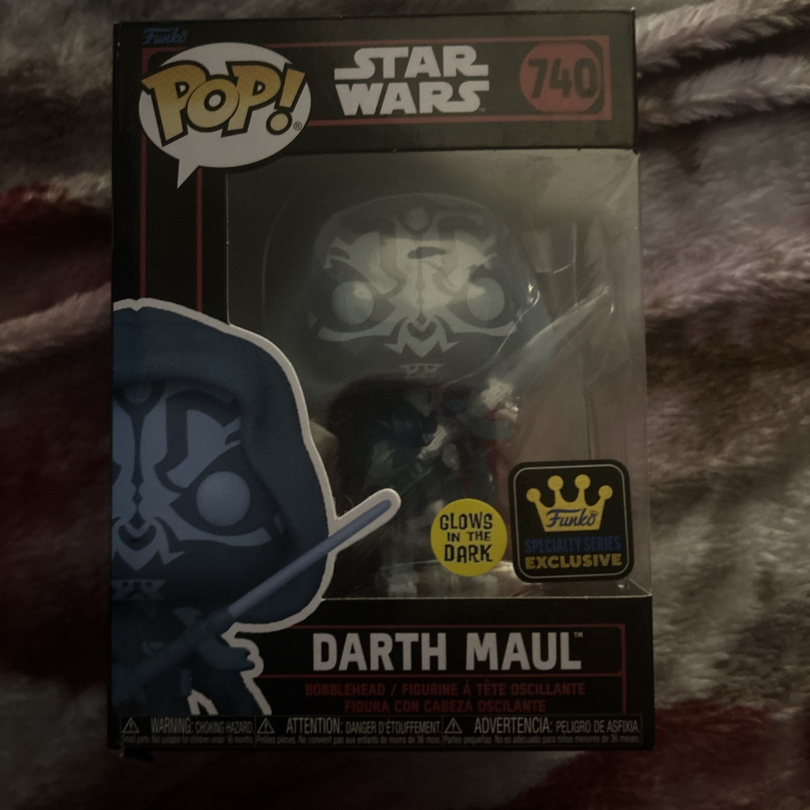 Star Wars Hologram Darth Maul Glow-in-the-Dark Funko Pop! Vinyl Figure #740