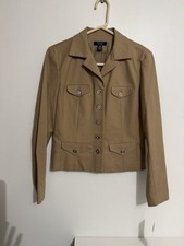 CHAPS EST 1978 JACKET WOMEN 97 % COTTON 3% ELASTANE 100 POLYESTER SIZE M