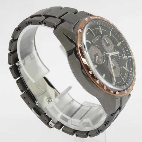 Citizen BL5495-72E Eco-Drive Chronograph Solar Watch Men’s Used Stainless Steel - Picture 3 of 8