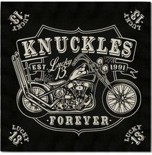 Authentic LUCKY 13 Knuckles Bandana Black NEW