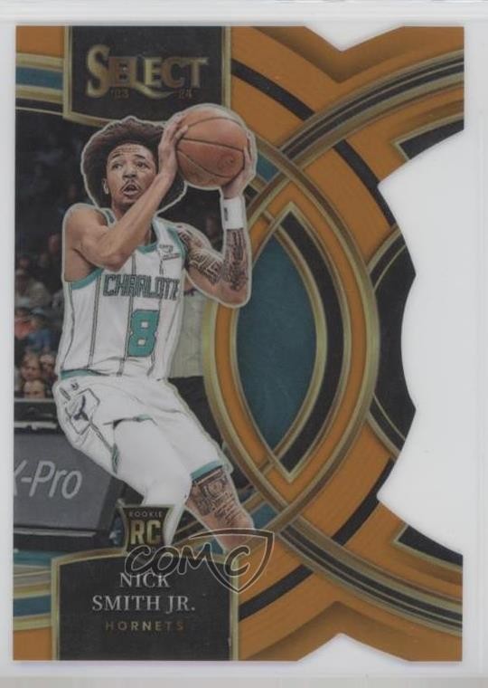 2023 Select Premier Level Orange Prizm Die-Cut 3/65 Nick Smith Jr Rookie RC 3hd