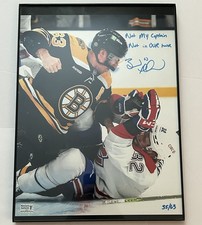 Brad Marchand “ Not My Captain Not In Our House” #35/63 11x14 Photo Coa