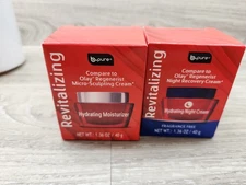 B-Pure Hydrating Moisturizer & Revitalizing Hydrating Night Cream FreeShip