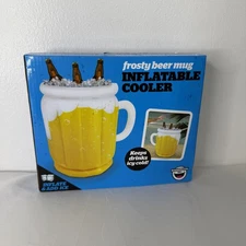 BigMouth Frosty Beer Mug Inflatable Cooler Novelty Party Ice Bucket 18x12 NEW