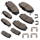Front&Rear Ceramic Brake Pads Kit for Chevrolet Equinox GMC Terrain 2010-2017