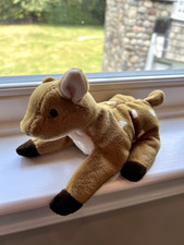 Ty Beanie Baby - WHISPER the Deer (6.5 Inch) Plush Stuffed Animal Toy