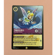 Disney Lorcana TCG Tinker Bell-Snowflake Collector Character Regular 48/204