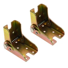 2 Pcs Folding Self Bracket Locking Hinge Heavy Duty Leg Fittings Angle Braces...