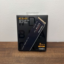 2TB Western Digital WD BLACK SN850X Internal NVMe SSD Gen4 7300 MB/s New Sealed