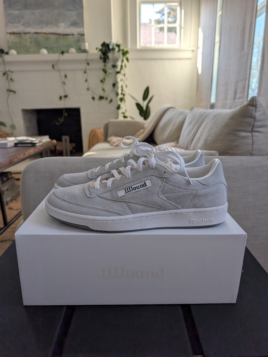 Reebok Club C85 JJJJound Light Grey Suede Men's Size 10 | eBay
