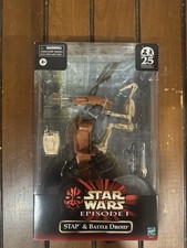 Star Wars Black Series Episode 1 Stap & Battle Droid 6    Action Figure