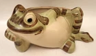 Vintage Mid-Century Brush McCoy Art Pottery 10" Reclining Frog Planter - VGC!