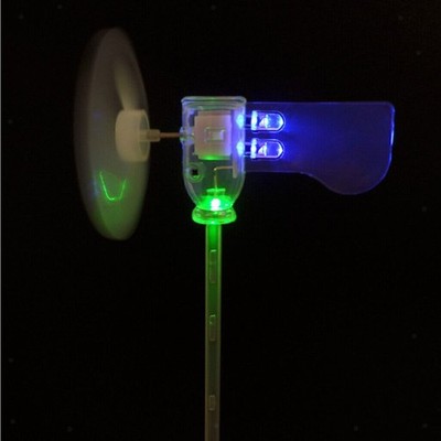 Mini Wind Generator Wind Turbine Modell Set Kits Lehre Werkzeug DIY LED