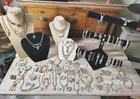 Vintage Estate Rhinestone Costume Jewelry Lot Weiss Bogoff Eisenberg 83 Pieces