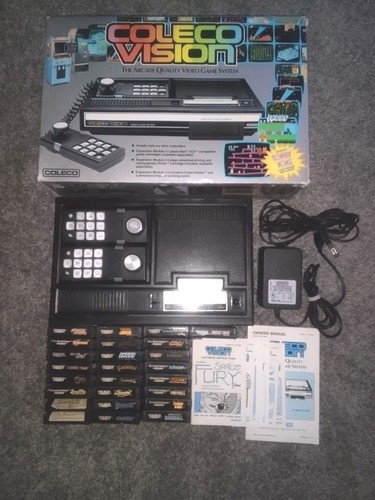 Colecovision Console in Box With 25 Games Tested and Working See Pics ...