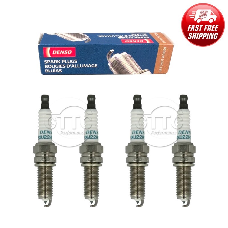 Genuine DENSO Iridium Long Life Spark Plug 4PCS for Kia Soul/ MB C250 SLK250 L4