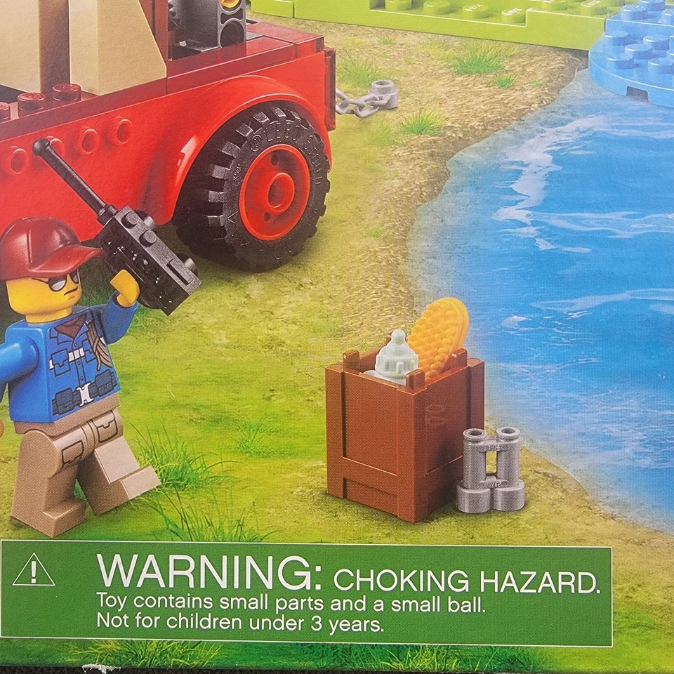 LEGO City Wildlife Rescue Off-Roader 60301 Mini Figs Lion Cub Snake Toy RETIRED  - Image 4 of 4