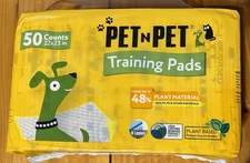 Pet N Pet Training Pads for Pets Pack of 50 - Each Pad Measures 22”x 23” - NEW