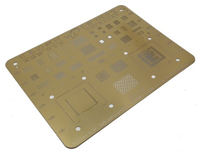 Reballing Schablone für iPhone 8 8 Plus X WL Gold