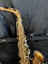 Yanagisawa A-WO2 Alto Saxophone Gold Used with Hard Case Neck Mouthpiece
