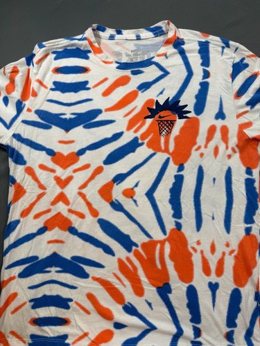 Medium Nike Tie Dye Block Party Dunk Contest Short Sleeve Shirt
