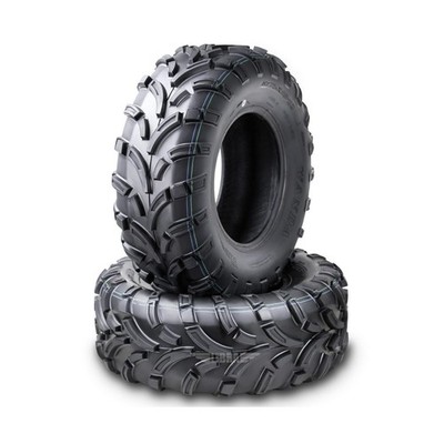 WANDA Set of 2 New ATV/UTV Tires 25x10-12 /6PR P373 High Load tires...