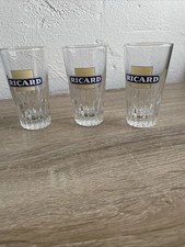 Lot de 3 Verres Momie Ricard. Bas Cannelés.