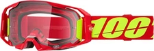 100 Percent Armatic Goggle Red Clear Lens 100% 50059-00005