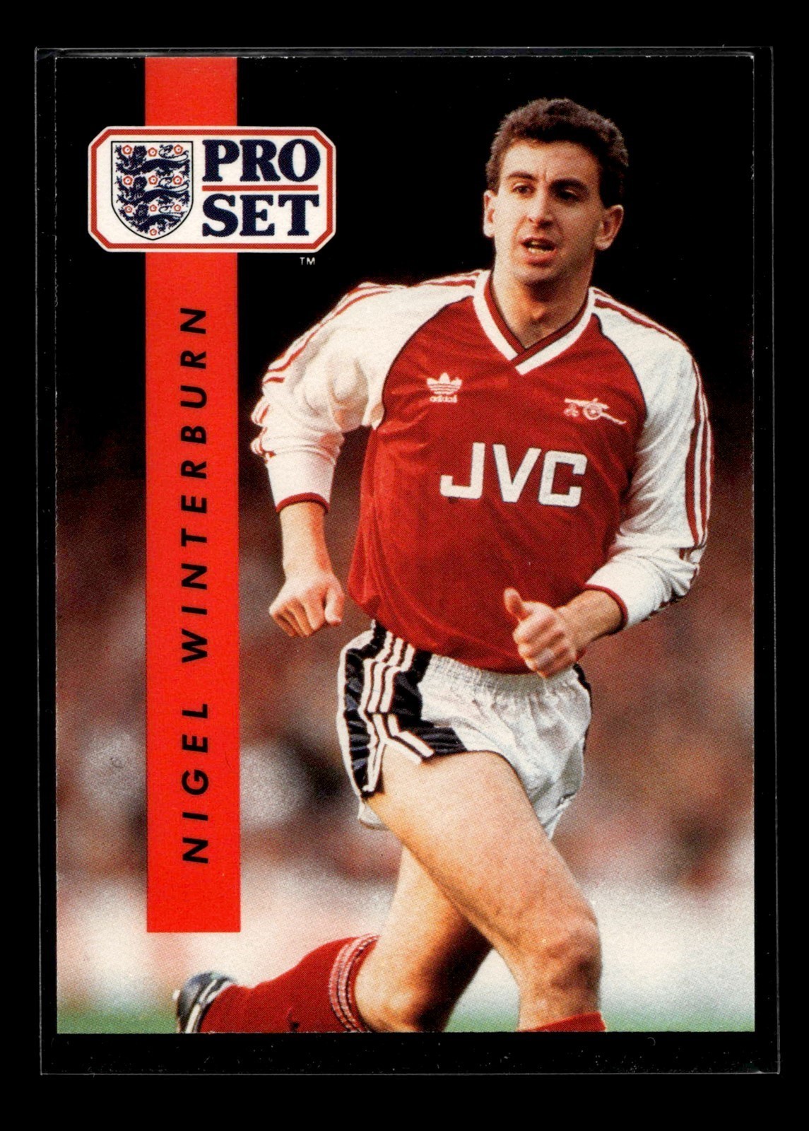#4-(EX)-Nigel Winterburn-1990-91 Pro Set English League//