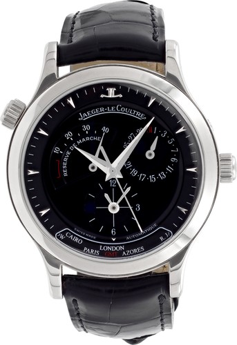 Jaeger LeCoultre Master Geographic 142.8.92.s Stainless Steel 38mm auto watch