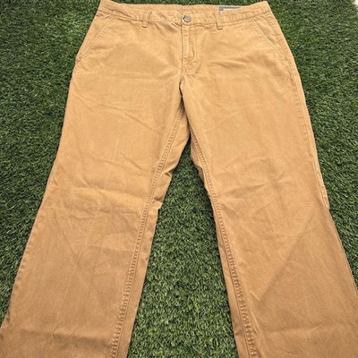 Bonobos Straight Chino Pants Mens 34x32 Brown Casual Flat