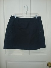 VGC St. John's Bay Women's size 12 Black 100% Cotton Skort