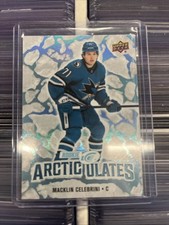 2024-25 Upper Deck Ice Macklin Celebrini Articulates Rookie Sharks AT-61