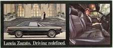 1981 Lancia Zagato Driving Redefined Postcard