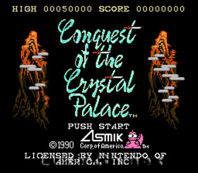Conquest Of The Crystal Palace - NES Nintendo Game