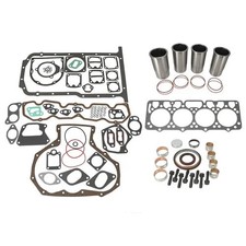 Engine Rebuild Kit - Less Bearings - High Compression Pistons - Early