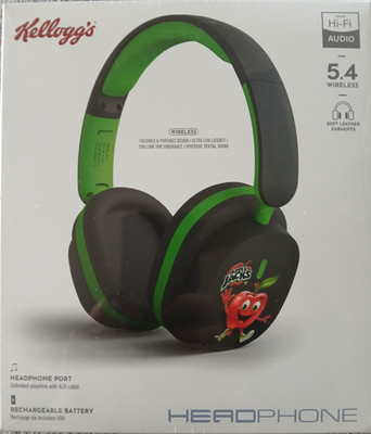 Kellogg's Apple Jacks Cereal Wireless Headphones Brand New In Sealed Box