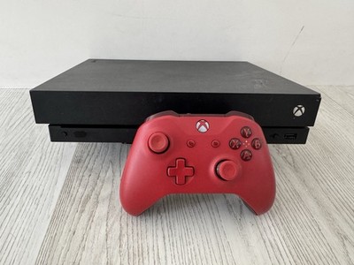 Microsoft Xbox One X 1TB Black Console + Wireless Controller + Cables - Tested