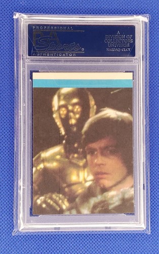 1983 CHIEF CHIRPA Topps STAR WARS Return of the Jedi Sticker #02 (PURPLE) PSA 9 - Picture 5 of 5