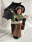 Byers Choice Caroler Women Selling Bumbershoots / Umbrellas 2011
