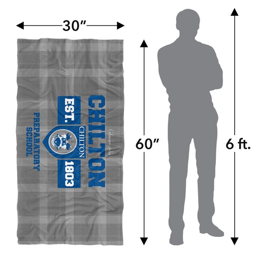 Gilmore Girls Beach Towel, 30"x60", Chilton School Logo Beach Towel - Picture 6 of 6