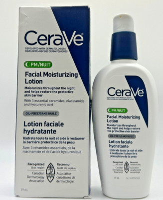 CeraVe PM フェイシャルモイスチャライジングローション 3本セット Amazon | CeraVe Facial Moisturizing Lotion PM (3 oz) 89