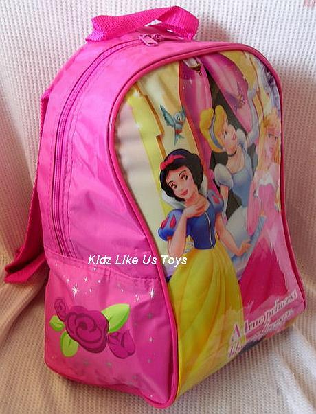 Disney Princess GIRLS PINK BACKPACK BAG SCHOOL