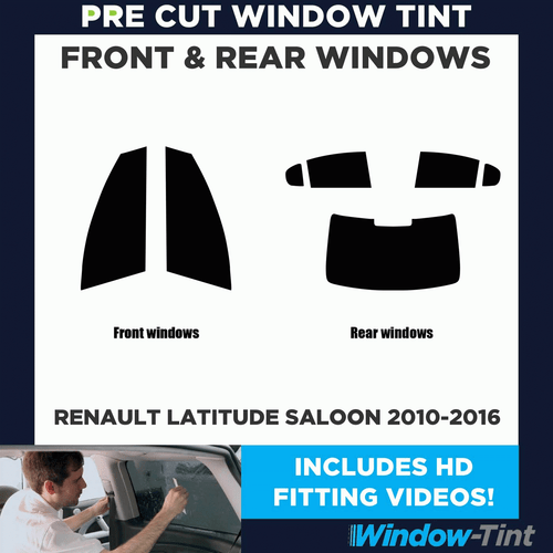 For Renault Latitude 4-door Saloon 2010-16 Full Pre Cut Window Tint Kit Film - Picture 2 of 10