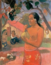 PAUL GAUGUIN Art Poster or Canvas Print "Woman Holding a Fruit"