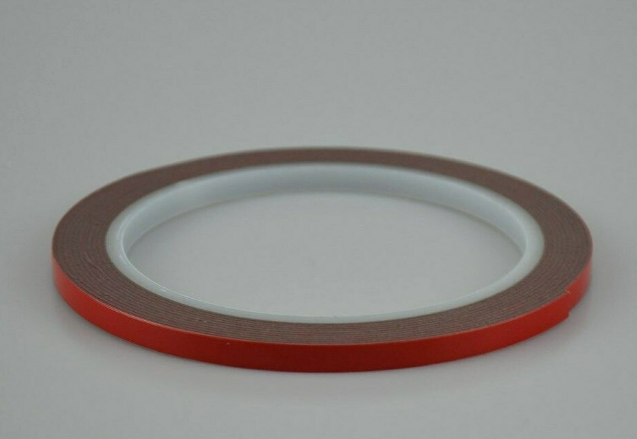 3M PT1100 Doppelseitiges Klebeband – Für Auto-Lack, Zierleisten, Embleme & Co.